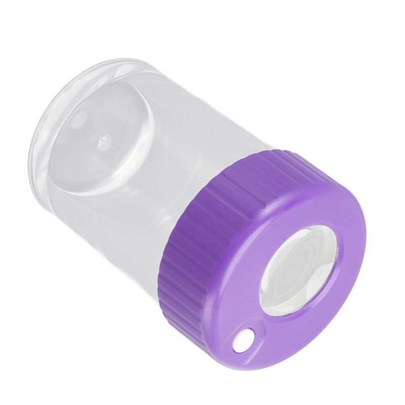 Magnifying Viewing Jar Multifunction Waterproof Magnifying Glass Storage Jar with