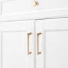ZONADAH Set of 4 Cabinet Gold Plated Slim Handles, Hole