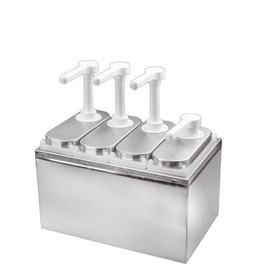 디스펜서 소분기 펌핑 하이볼 펌프 양념 정리대 [E. 2리터 4개] Dispenser Portioning Pump Highball Pump Condiment Organizer [E. 2 Liters 4pcs]