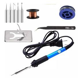 Unbranded 60W Soldering Iron Kit Electric Gun Adjustable Temperature Welding Solder Wire