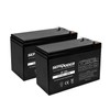 SEFEPODER 12V 9Ah Rechargeable Sealed Lead Acid Battery（SLA） 2 Pack