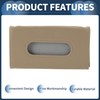HEROFFIX Car Tissue Holder Car Tissue Box Organizer Carbon Fiber