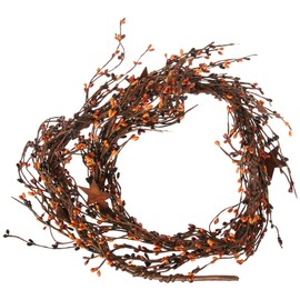 CWI Primitive Mix Garland - 40 Inch - Artificial Garland for Mantle, Arch, Table, and Entryway