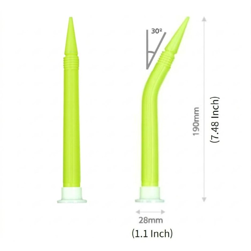 JOKUNA Professional Angled Caulk Nozzles 4-Pack | 30° Precision Tip