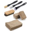 Fantasticlean 9PCS Car Interior Detailing Set, Microfiber Cloth & Applicator,