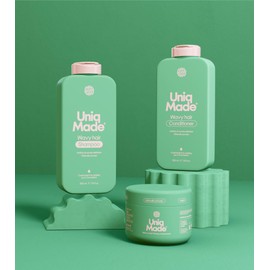 Uniq Made Wavy Hair Shampoo, Conditioner, and Mask Set