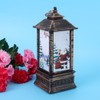 Retro LED Candlestick Lantern Light Candle Holder Lamp Christmas Home