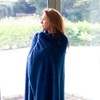 Snug Rug Special Edition Luxury Sherpa Fleece Throw Blanket (Navy