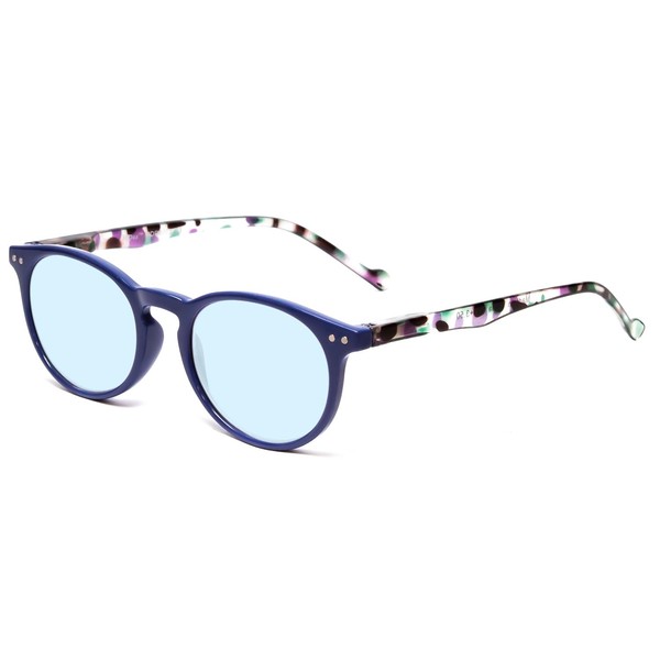 Calabria MDR8003 Blue Light Progressive Reading Glasses 3.00 Navy Multifocal