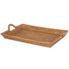KOUBOO - La Jolla Rattan Decorative Breakfast Serving Tray with