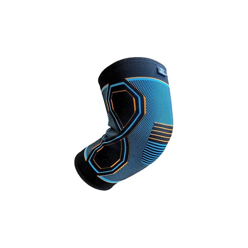 HYRS Rodillera Elástica Antideslizante Compresión Ejercicio Unisex Azul TCH