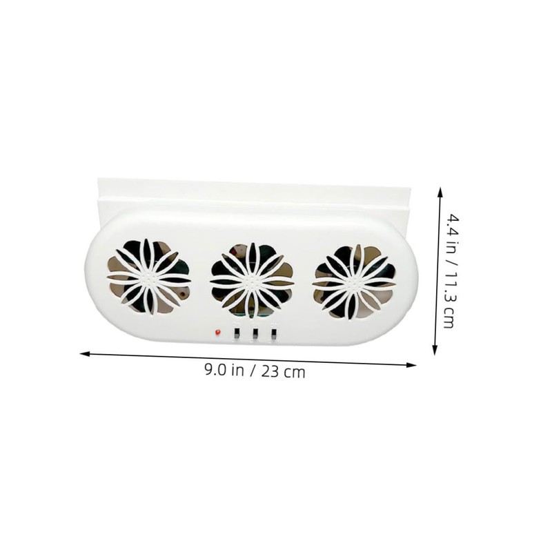 BUGUUYO Car Ventilation Fan USB Conditioner Three Air Outlets Compatible