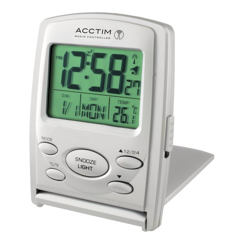 Acctim 71707 Vista MSF Radio Controlled Multi Function LCD Travel