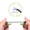 6 Pairs of Elastic Shoelaces with Quick Lacing System, Quick