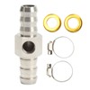 Fuel Line T Fitting Adapter 304 Stainless Steel Pressure Gauge
