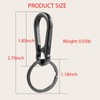 Heptour Metal Keychain, Keyring Key Chain Ring Chain Holder Organizer