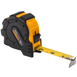 KOMELON Tape Measure - 16ft MagGrip Measuring Tape with Magnetic Hook & Impact Absorbing Rubber - 7416