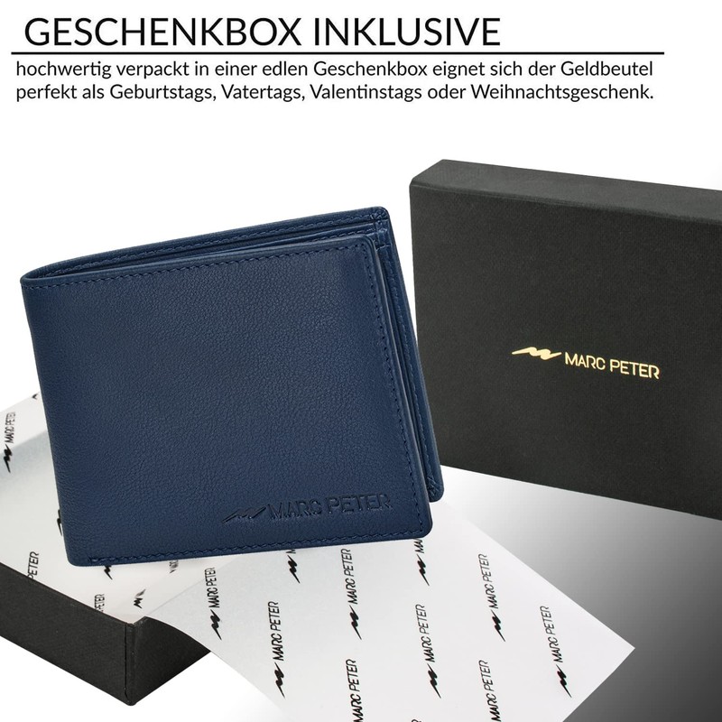 Marc Peter® Oslo Men's Leather Wallet with RFID Protection I
