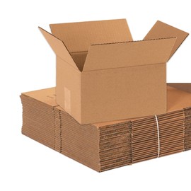 BOX USA Shipping Boxes Small 10"L x 8"W x 6"H, 175-Pack | Corrugated Cardboard Box for Packing, Moving and Storage