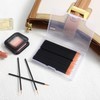 100 Pcs Eyeliner Brushs,Eyeliner Brushes Fine Point with Storage Box,Makeup