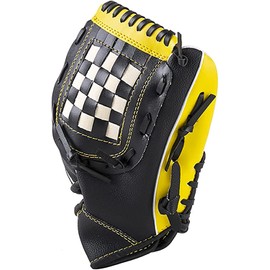 ZIMUYLOP Baseball Gloves, Softball Gloves,Children, Teenagers, Adults, Sports Training and Games, Left Hand Gloves, Right Hand Throwing, Various Sizes+Colors (Yellow, 12.5)