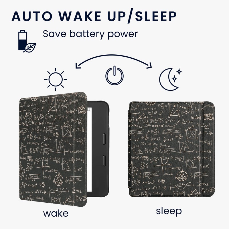 kwmobile Flip Case Compatible with Tolino Vision 6 Case -