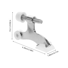 GANAZONO 15pcs Heavy-Duty Door Stopper Hinge Mount Zinc Alloy Door Stops for Replacement