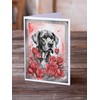 Caroline's Treasures DAC4457GCA7P Great Dane Valentine Roses Greeting Cards Pack
