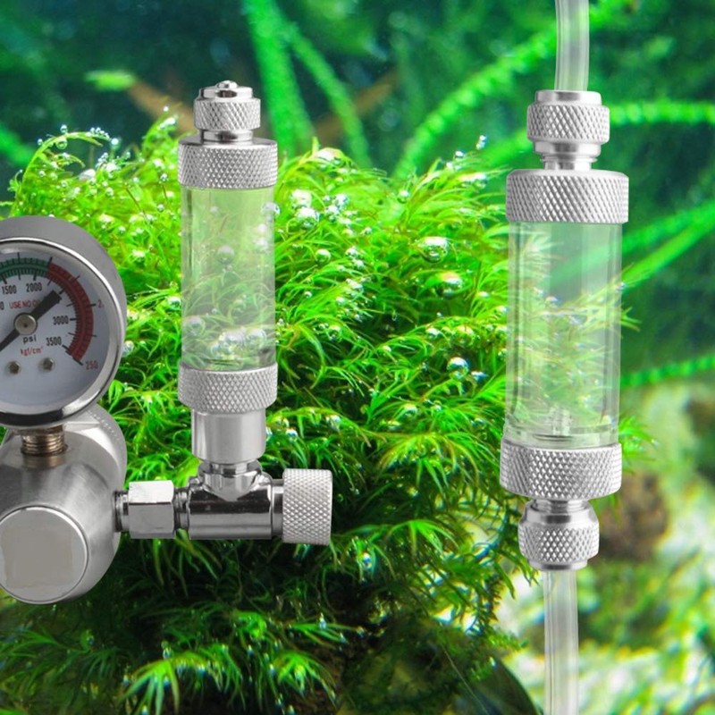 Duokon CO2 Bubble Counter, Needle Valve for Aquarium System, CO2