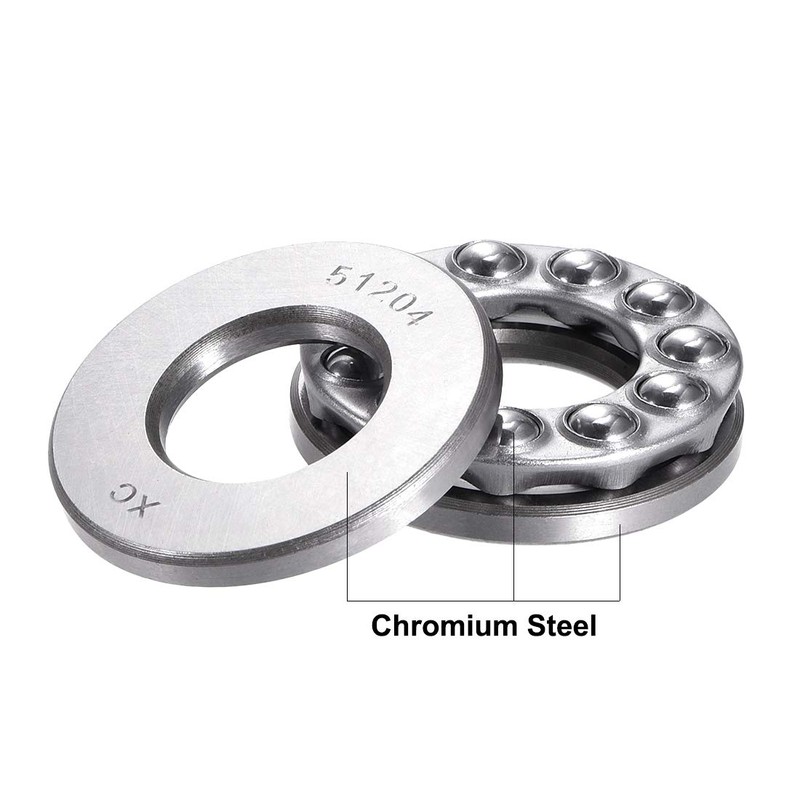 sourcing map 51204 Axial Ball Bearing 20mm x 40mm x