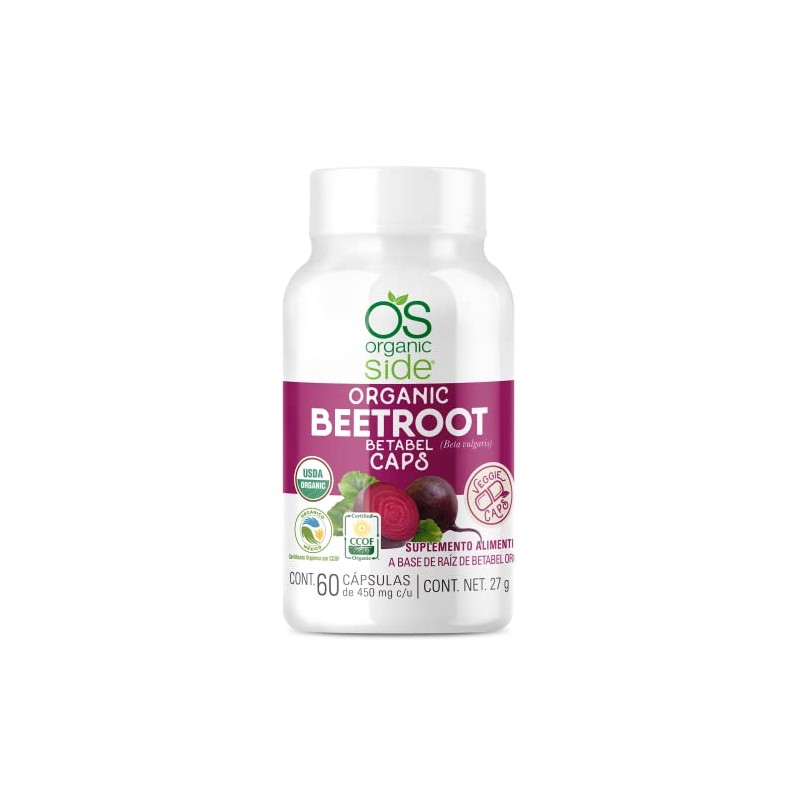 BEET ROOT (BETABEL) ORGÁNICO - USDA - 60 CÁPSULAS