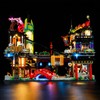 GEAMENT LED Light Kit Compatible with NINJAGO City Markets -