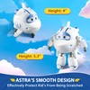 Super Wings 5 Inch Transformable Toys Astra, Transforming from Jet