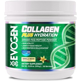 Evogen Colágeno Plus Hidratación - Colágeno de Animales Alimentados con Pasto para Mujeres y Hombres | Péptidos de Colágeno en Polvo | Colágeno en Polvo que Favorece la Vitalidad de la Piel, La Hidrat
