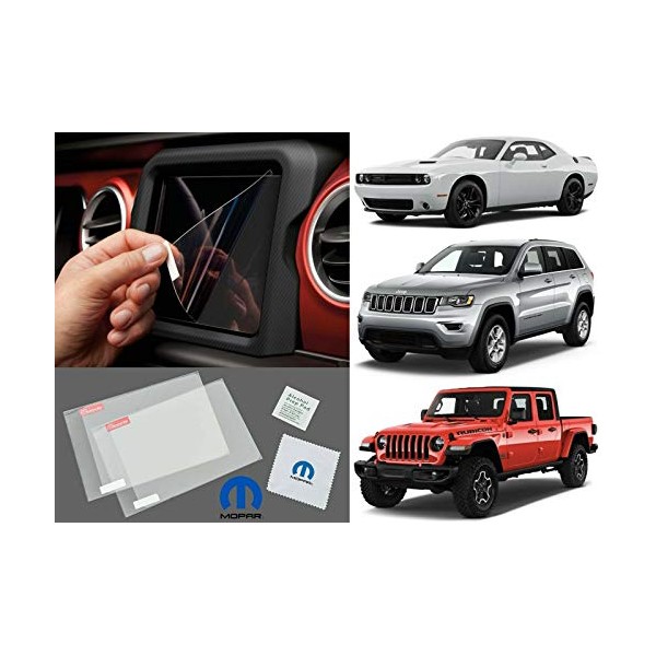 Mopar 82215337 Media Center Screen Protector Chrysler Pacifica Jeep Wrangler