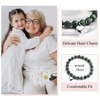KORAS Grandma Gifts, Heart Charm Beaded Bracelet Grandma Gifts from