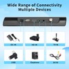 Feihe 12 Inch Small TV with HD Display, Antenna,HDMI,AV,USB Ports,