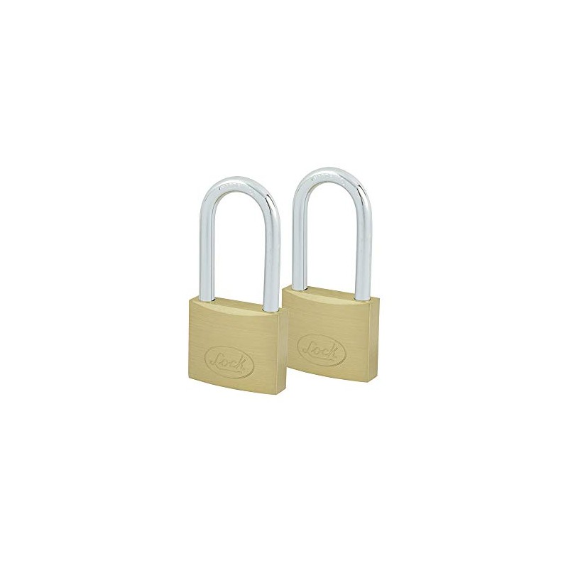 Lock L20L25EB Juego de candados de latón largos 25 mm,