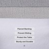 Vonabem 100% Waterproof Rectangle PVC Tablecloth, Vinyl Table Cloth Cover