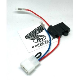 Brain Tarp Honda 1972-73 CT70 Battery Harness Pigtail Blade Fuse Holder Bullet Term K1 K2