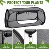 2PCS Pop Up Mesh Plant Covers for Raised Beds, Foldable