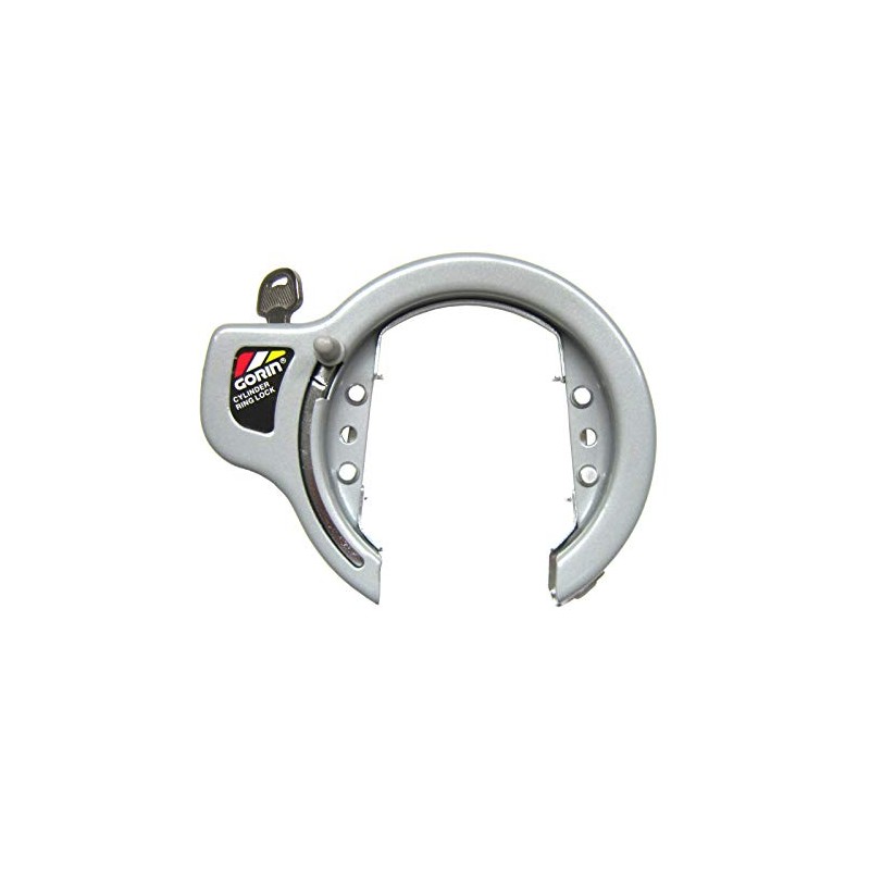 GORIN GR-750-SL Cylinder Type Large Ring Lock, Silver
