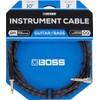 BOSS Cable de instrumento de 10 pies (3m), Jack recto/ángulo