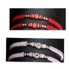 COLORFUL BLING Evil Eyes Bracelet for Female Amulet Pink Protection