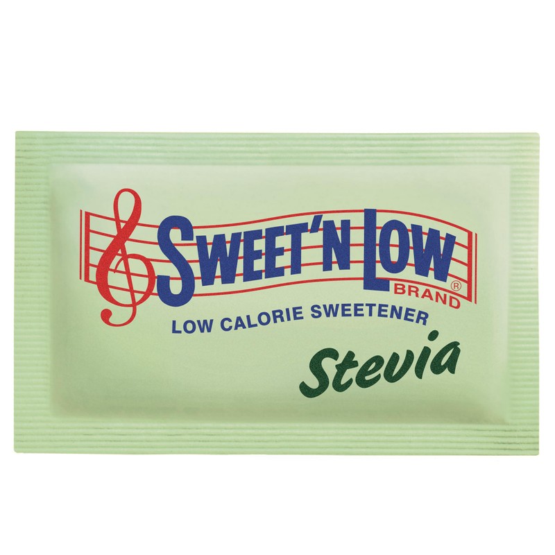 Sweet'N Low Stevia Zero Calorie Sweetener Sachets - 100 Pack