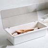 JMYDecor Food Storage Box Cutlery Utensil Storage Box with Lid