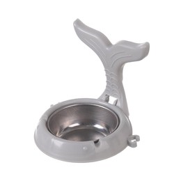 Leheybia 1 Pcs Wall-Mounted Whale Ashtray Household Wall Mounted Ashtray Ashtray for Bathroom Livingroom Indoor or Outdoor（White）