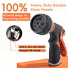 Garden Hose Nozzle Sprayer Heavy Duty Metal Spray Nozzles 8
