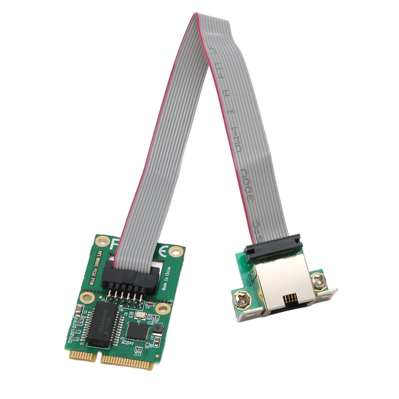 Mini PCIe Network Controller Card 10 100 1000Mbps Self Adaption