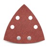 MENZER Red Klett-Schleifblätter, 93 mm, 6-Loch, f. Deltaschleifer, Normalkorund (25